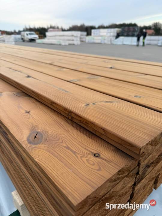Deska tarasowa thermo sosna termo gładka KL BC dolnośląskie sprzedam