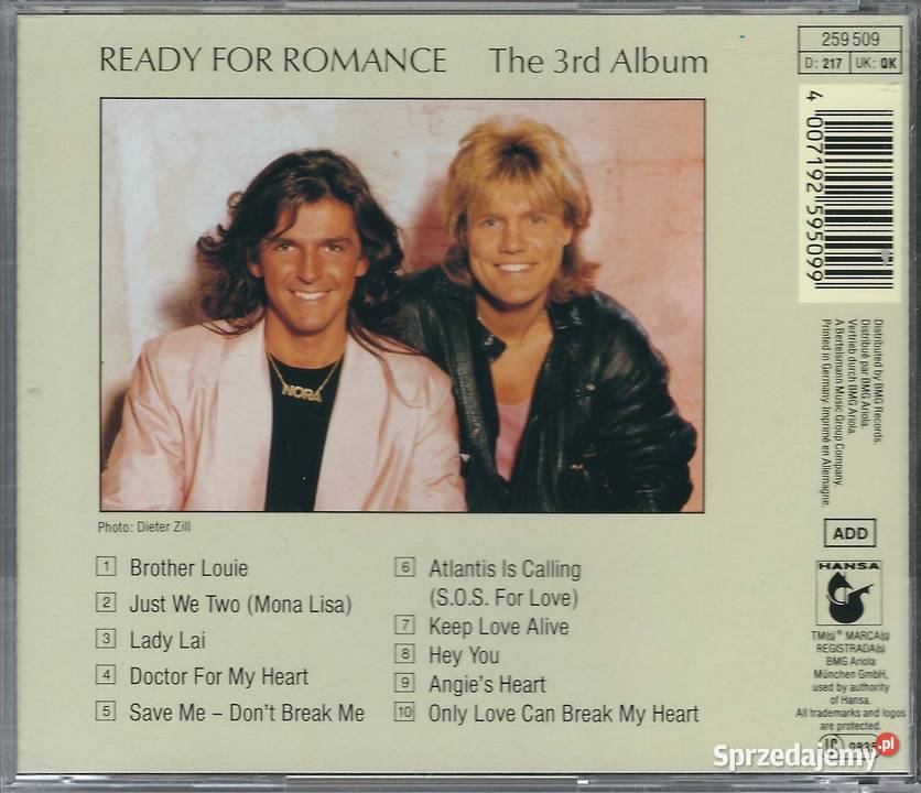 CD Modern Talking Ready For Romance The 3rd Brwinów sprzedam
