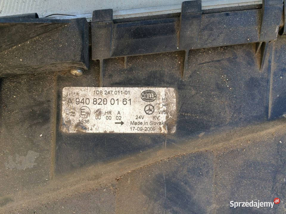 Reflektor Axor 9408200161 Lewy Oryginał Maszewo sprzedam