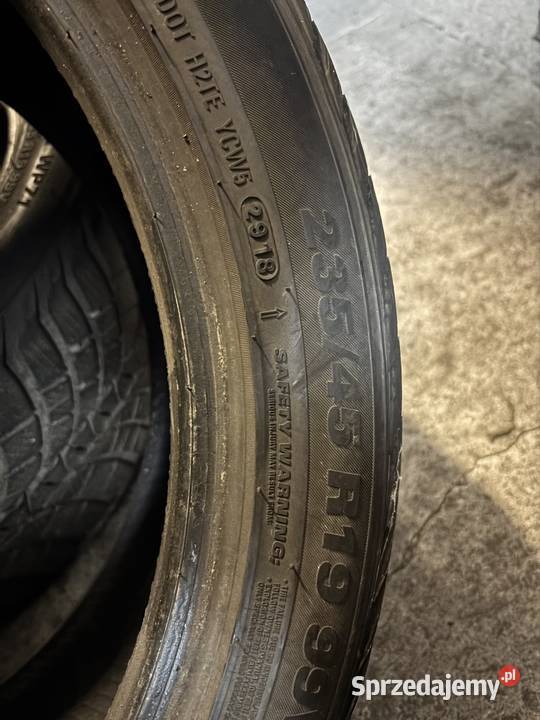 Opony zimowe 23545 19 Samochodowe sprzedam