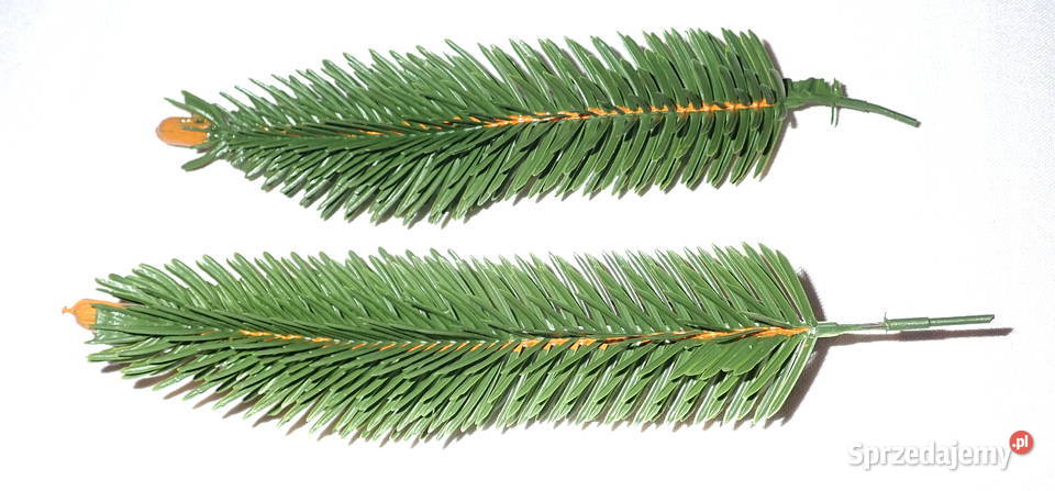 Gałązka jodły na drucie 6 choinka z szyszką 25 Siewierz