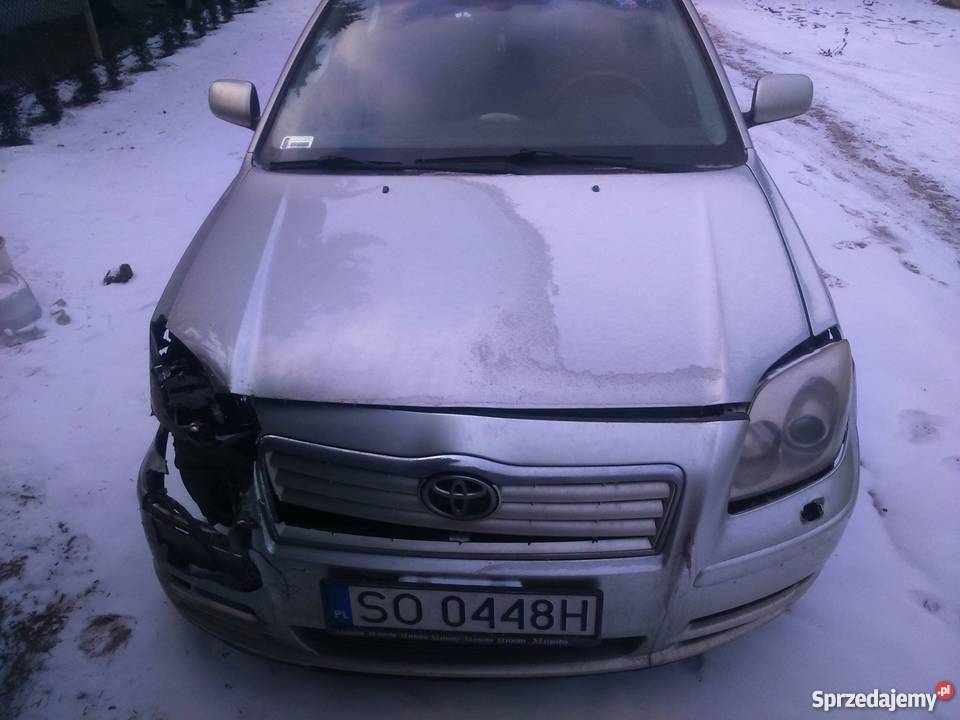 Toyota Avensis uszkodzona Sosnowiec