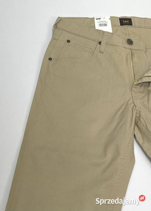 Spodnie męskie Lee Daren Zip Fly Service Sand Rozmiar S Odzież codzienna Rzeszów