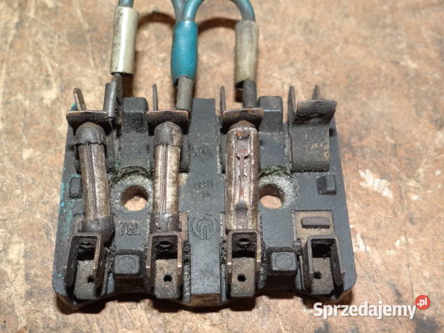 kostka bezpieczników MZ ETZ 4 sztuki org DDR Żary