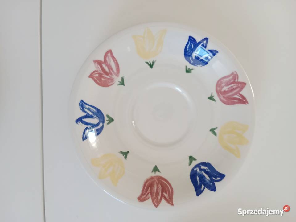 Talerze Vintage Porcelana i szkło Lubin