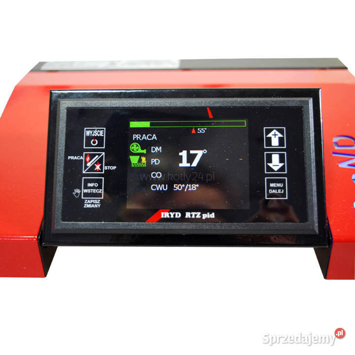 Sterownik kotła z podajnikiem na ekogroszek Iryd wielkopolskie