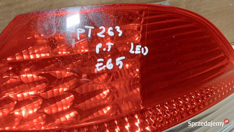 BMW E65 SEDAN LAMPA TYŁ PRAWA osobowe Motoryzacja Zbierkowo