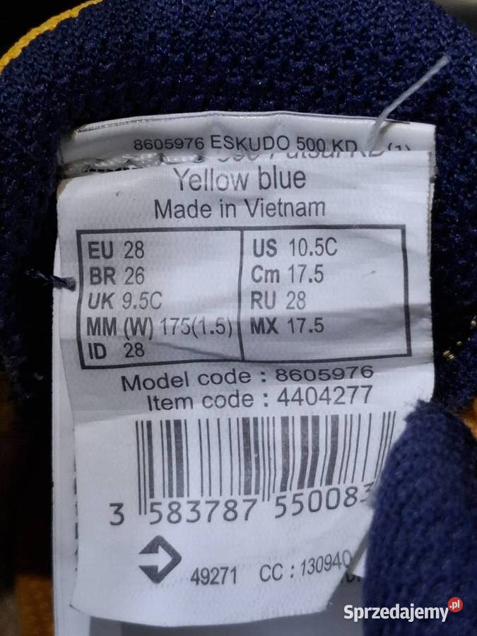 Buty 28 halowe piłkarskie Kipsta dzieci małopolskie Kraków sprzedam