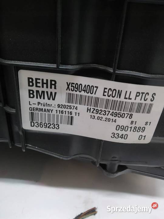 NAGRZEWNICA Bmw Seria 6 III 20122018 F06 Gran Nagrzewnice świętokrzyskie
