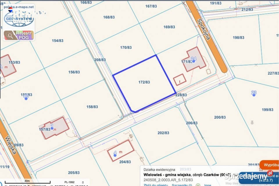 Urokliwa działka budowlanaCzarków powgliwicki Czarków