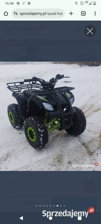 Quad XXL 125 31 duża rama koła 8 Mława