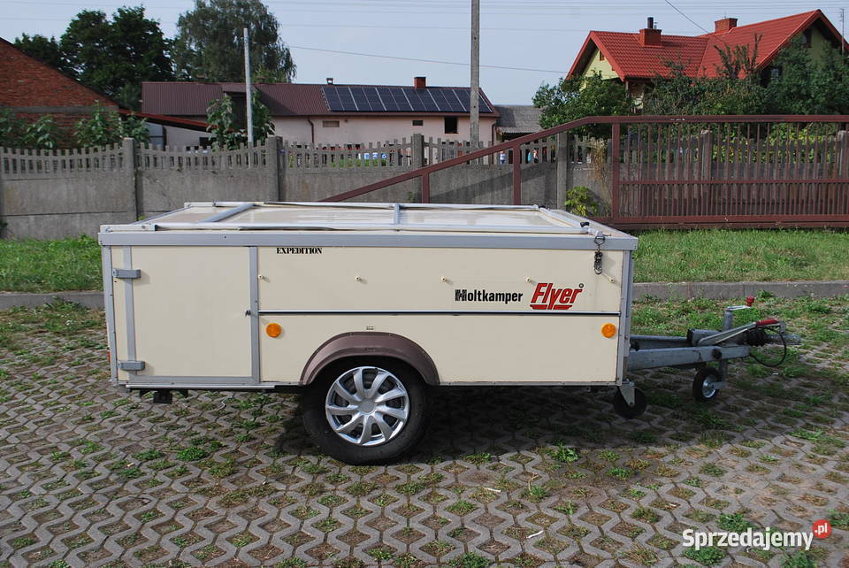 PRZYCZEPA KEMPINGOWA NAMIOTOWA HOLTKAMPER FLYER mazowieckie Grzebowilk