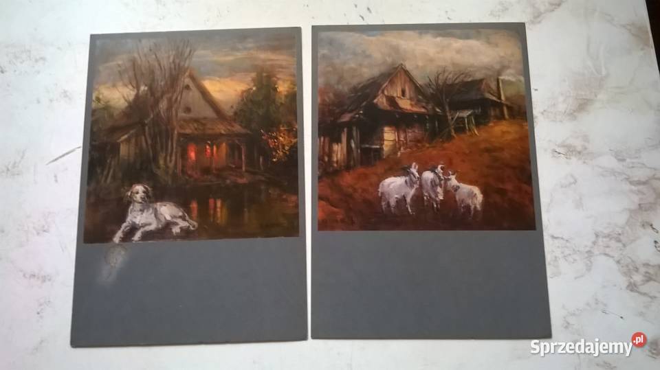 widokówki pocztówki malarstwo Dorota Adamiec Malarstwo Gliwice