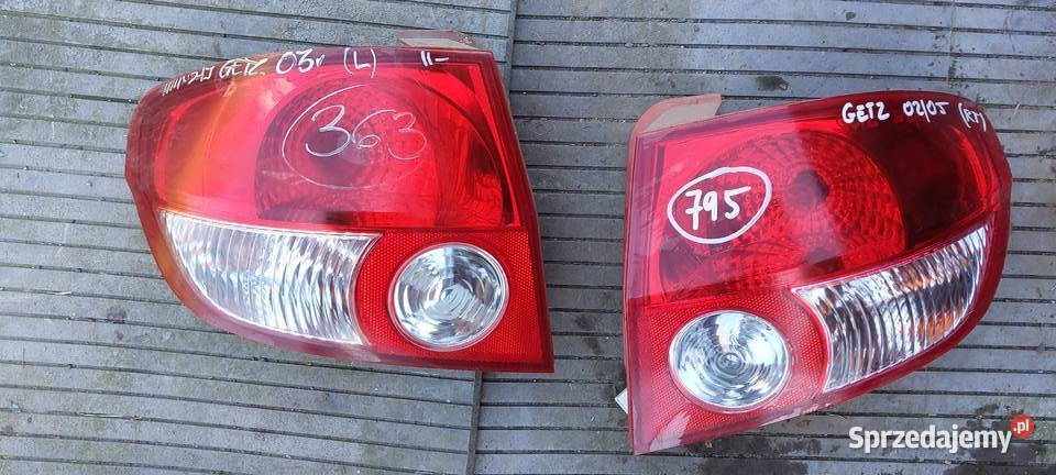 Hyundai getz 2003 2004 2005 lampa tył lewa prawa Lampy tylne Byków