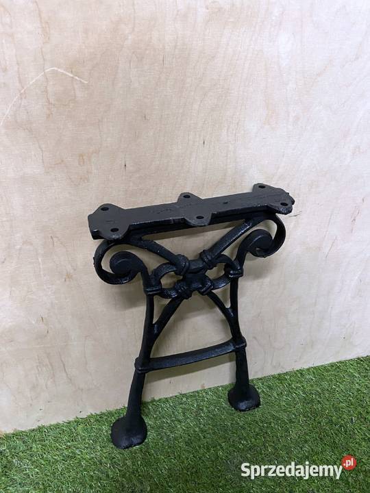 NOGA taboret ława ławka cmentarna ŻELIWNA żeliwo Końskie