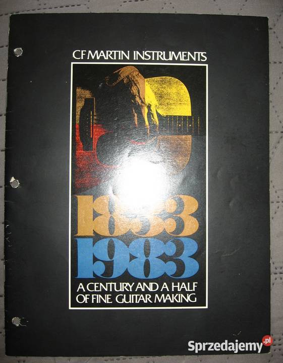 Martin 1981 guitar catalog katalog gitar Kępice