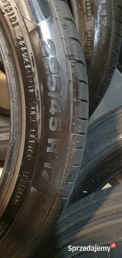 Opony Continental 24545R17 letnie Samochodowe dolnośląskie Głogów