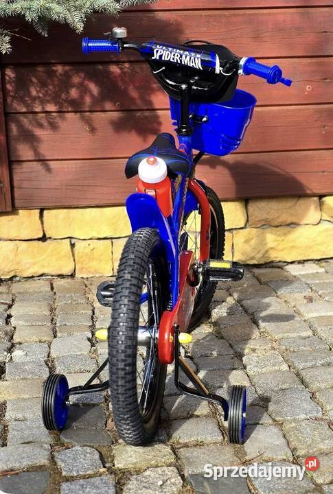 399 Rower 16 Spiderman niebieski Dziecięce Zabrze