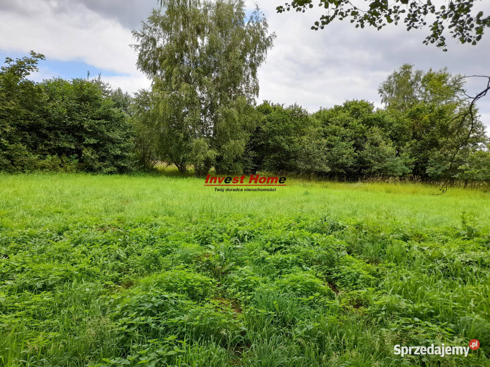 sprzedaży działki Gaszowice 1284m2 1284m2 śląskie