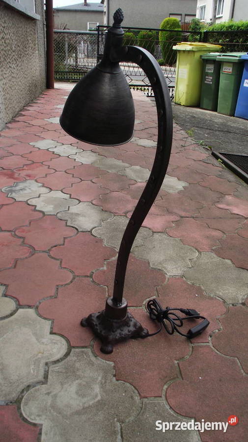 Sprzedam dwie stylowe metalowe lampy stojące Wieruszów sprzedam