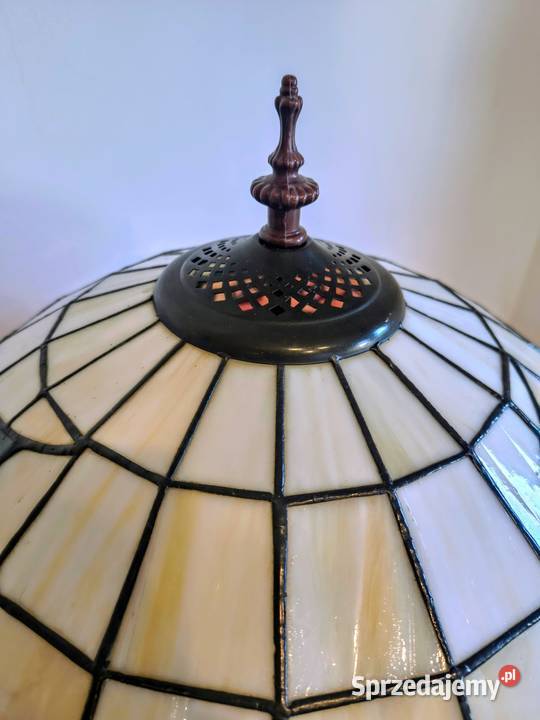 Tiffany lampa witrażowa stołowa stojąca kwiaty dolnośląskie