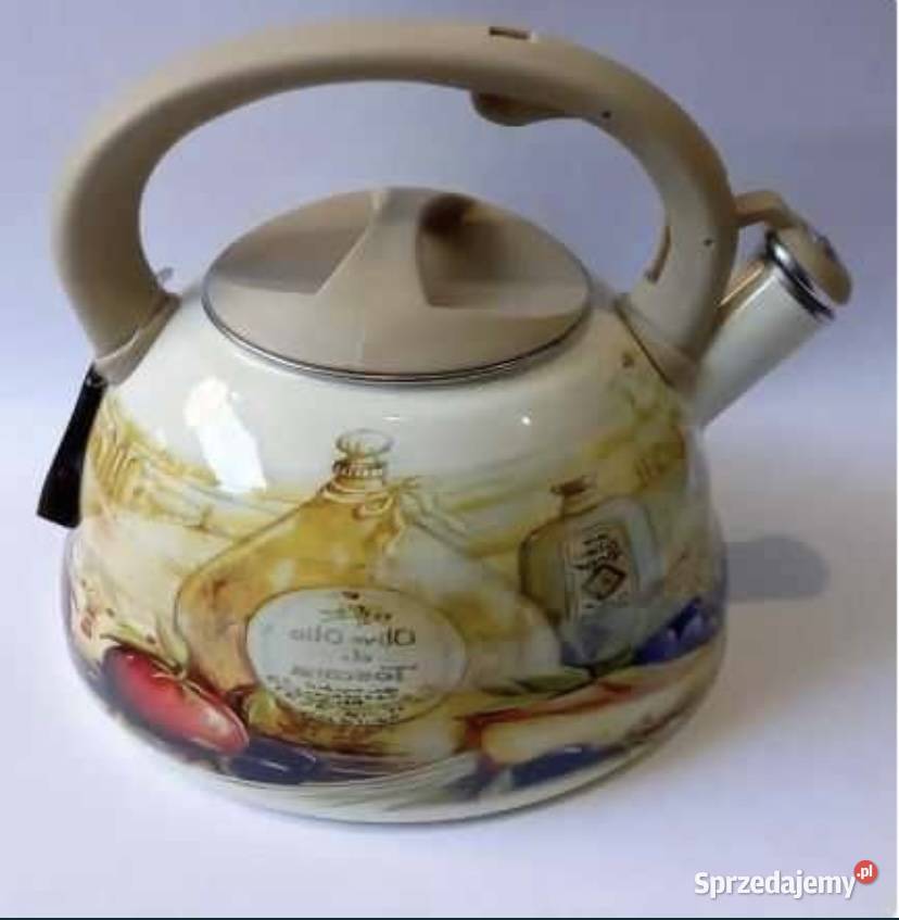 79 Czajnik emaliowany 3 litry śląskie Zabrze