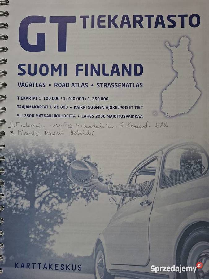 Suomi Finland Road Atlas 1 100 000 1 200 000 Kraków