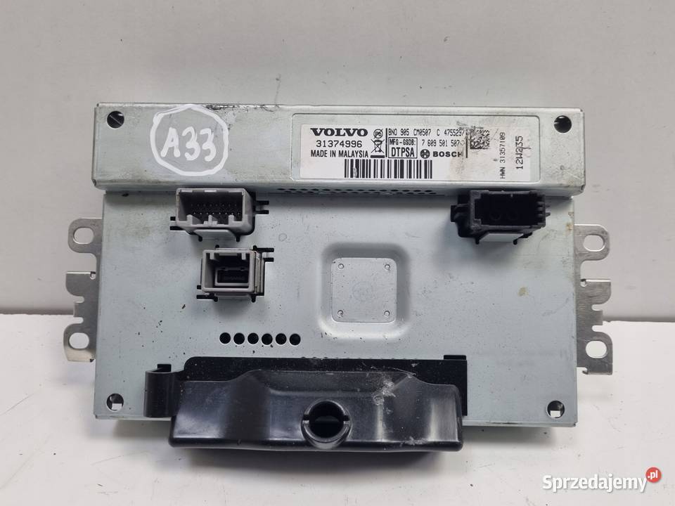 Volvo XC70 II S80 II V70 III EKRAN NAWIGACJI Chełm