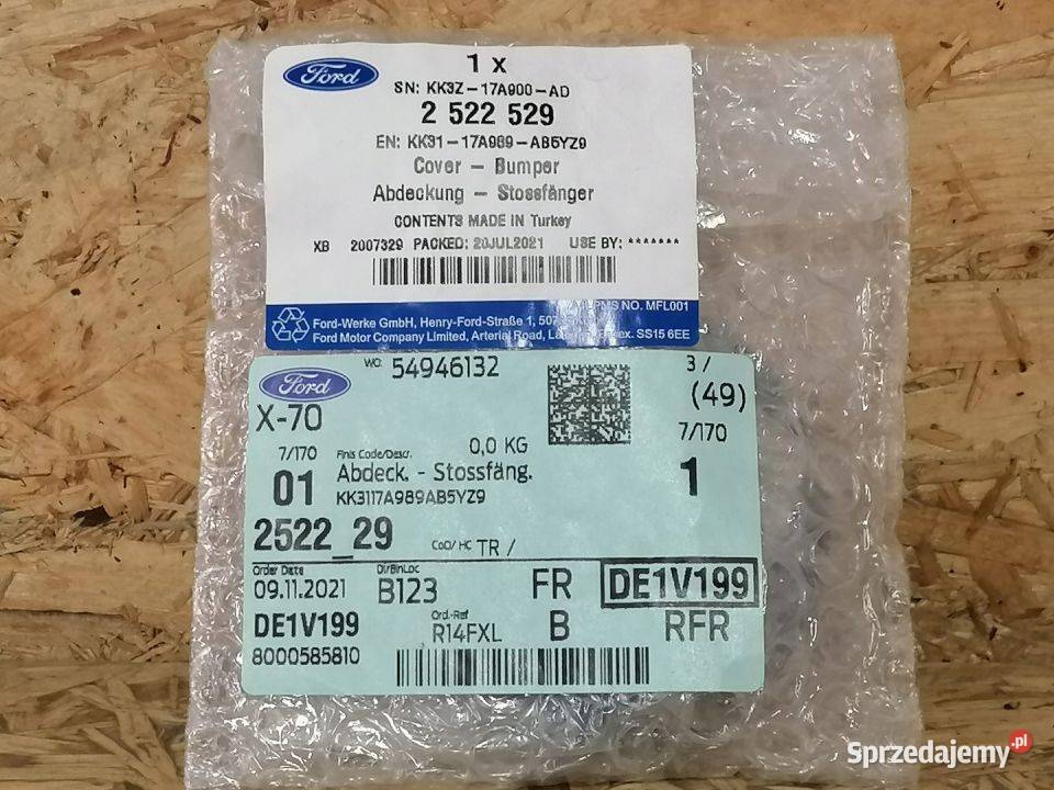 FORD TRANSIT 19 ZAŚLEPKA HAKA ZDERZAK PRZÓD sprzedam