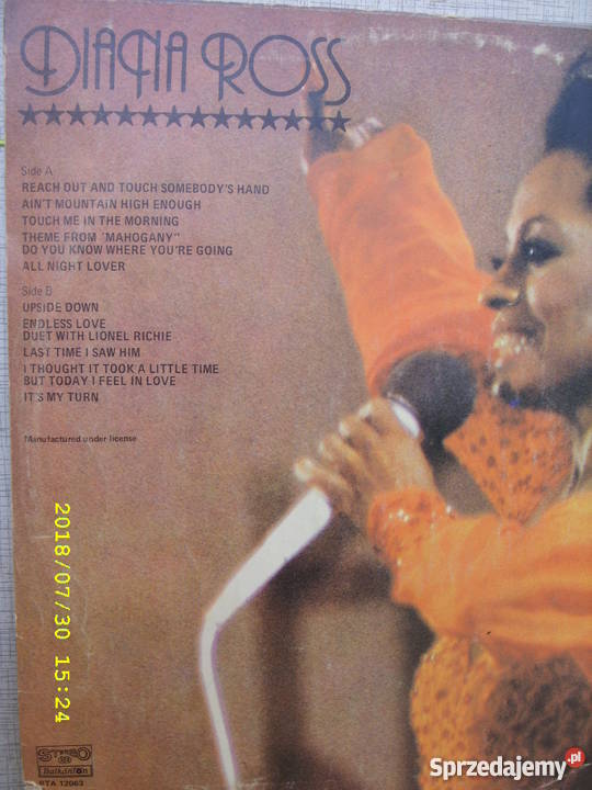 Pop LP DIANA ROSSREAUCH OUT AND TOUCH Wołów