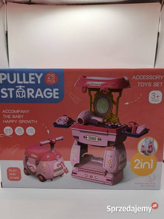 Toaletka dzieci z akcesoriami 2w1 walizka stolik 3 lata+ Pozostałe pomorskie Gdynia