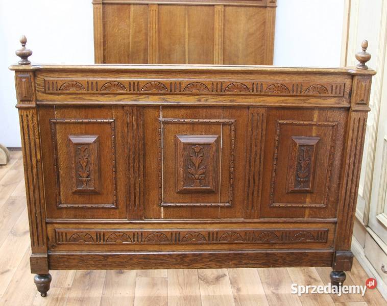 Dębowy Łóżko Eklektyczne AntykiMarki Marki sprzedam