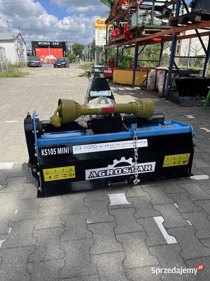 Glebogryzarka KS105 Mini Agrostar z wałkiem WOM nieuszkodzony Glebogryzarki