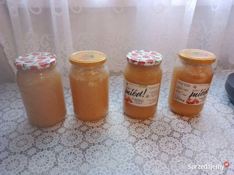 Miód lipowy Miody i produkty pszczele Mrągowo