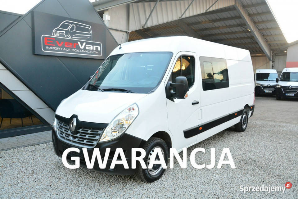 Renault Master 7 osobowy brygadówka doka pełna czujnik parkowania Warszawa sprzedam