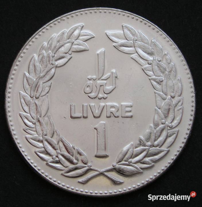 LIBAN 1 LIVRE 1975 łódzkie Łódź