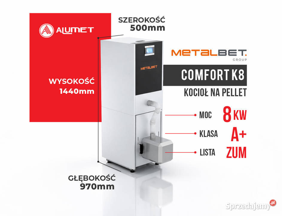 Kocioł CO pellet Comfort KS8