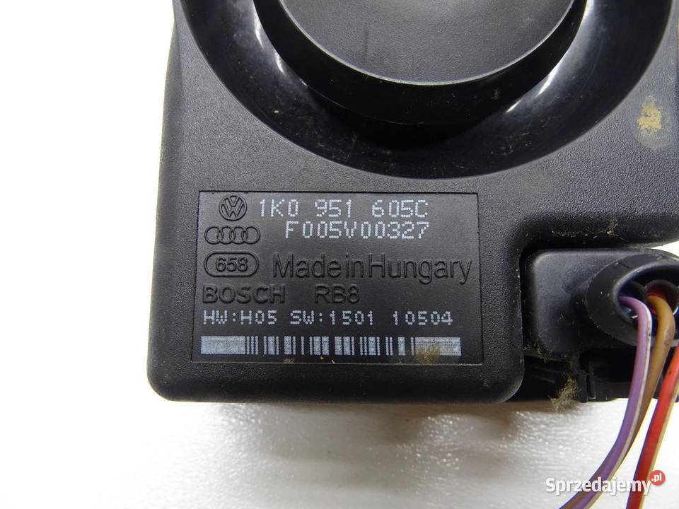 SYRENA ALARMU KLAKSON SYGNAŁ DZWIĘKOWY osobowe sprzedam