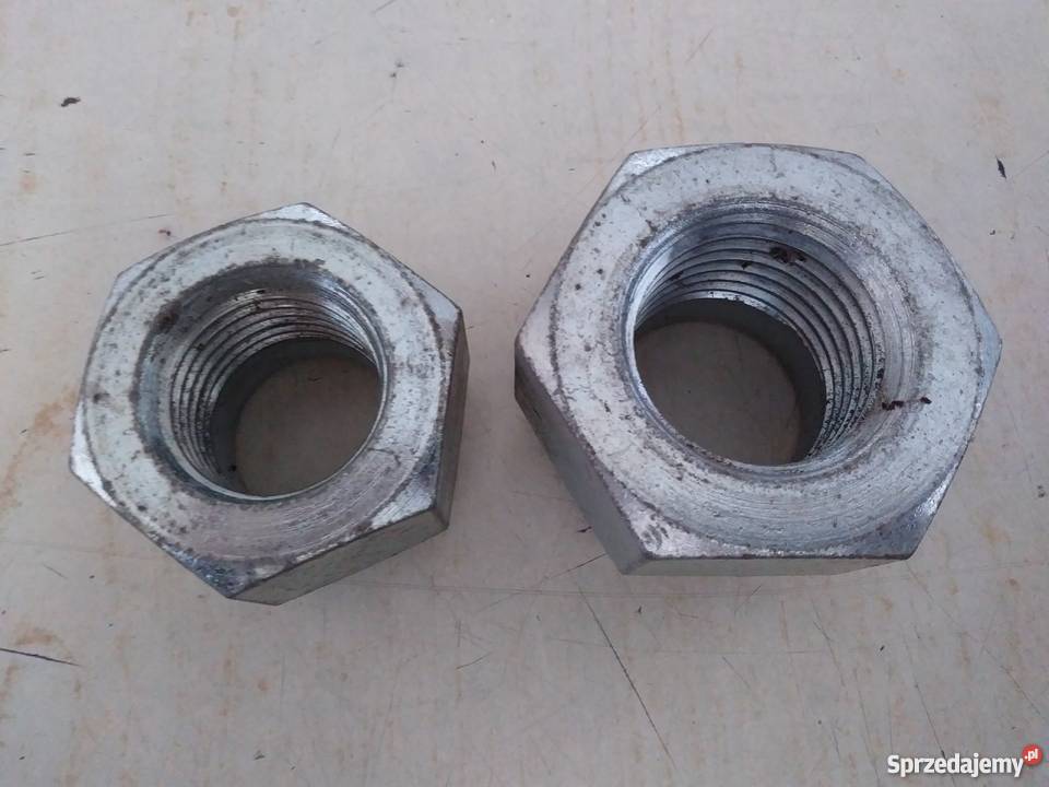 Duże nakrętki ocynkowane 6kątne samokontrujące zachodniopomorskie Szczecin