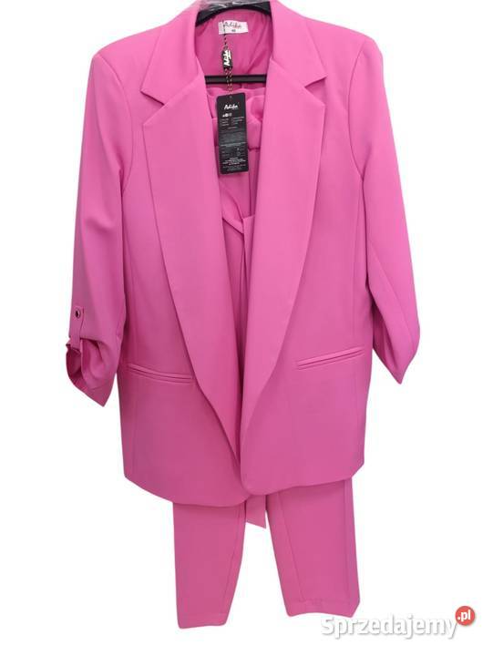 Ekskluzywny garnitur damski ADIKA TANGO różowy różowy