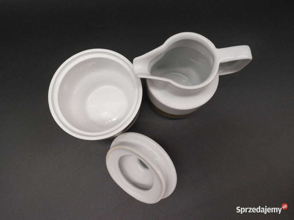 Zestaw śniadaniowy kawowy CP Colditz Mlecznik i Antyki, Sztuka, Kolekcje wielkopolskie Raszków