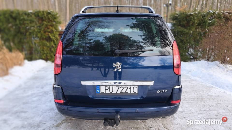 Peugeot 807 20 HDi Allure Euro 5 światła przeciwmgielne Motoryzacja lubelskie Kolonia Góra Puławska