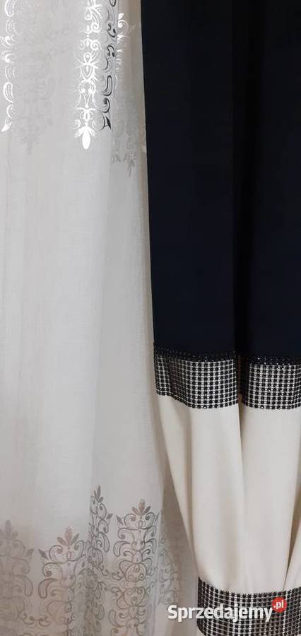 Zasłony velvet ecru