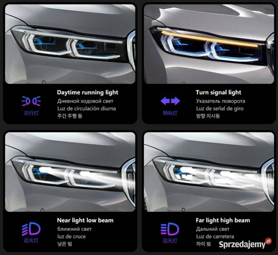 NOWE lampy przednie lampa przód BMW seria 7 G11 Bełchatów