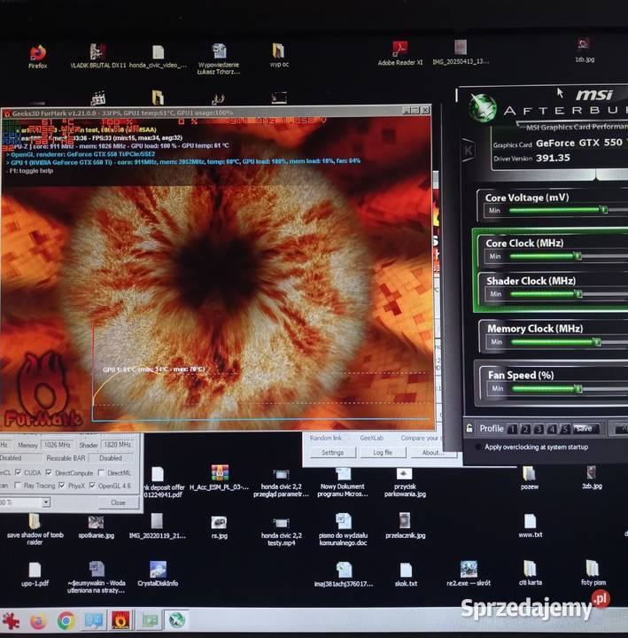 Części karta Asus GTX550TI AMD fx6300 35ghz gpu Wołomin sprzedam