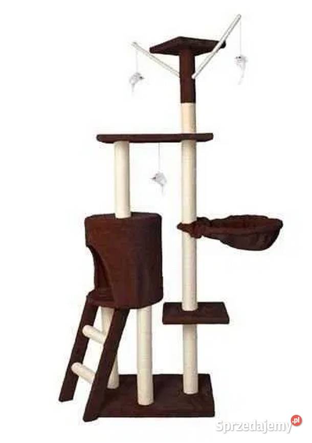 N16 NOWY drapak kota 138 beżowy drzewko Zabrze