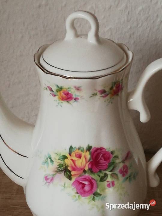 Porcelana Angielska letnie róże Porcelana i szkło małopolskie Ropa