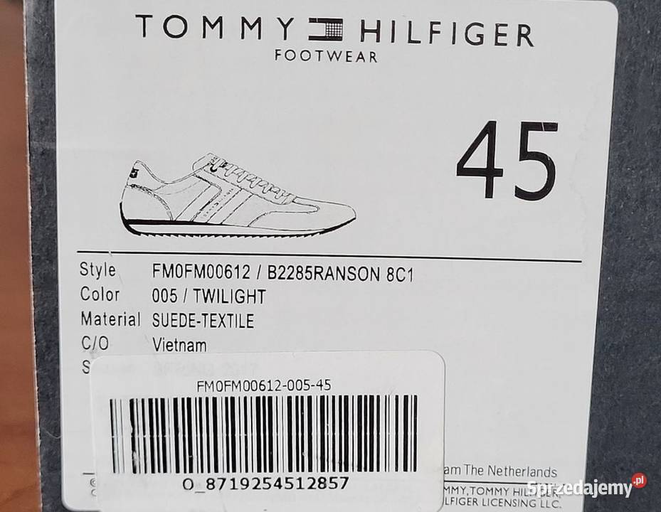 Tommy Hilfiger Sneakersy Branson 8C1 TWILIGHT Poznań