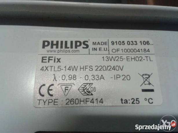 Sprzedam oprawy rastrowe PHILIPS TBS260 4x14W Wrocław