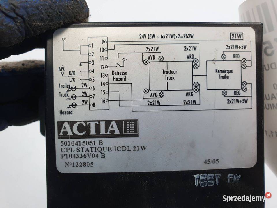 MODUŁ RENAULT PREMIUM 320 5010415051B osobowe Lipno
